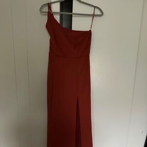 Showpo burnt orange dress